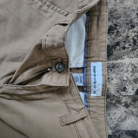PAPER DENIM AND CLOTH KHAKIS - BOY'S SIZE 16 - Picture 2 of 2